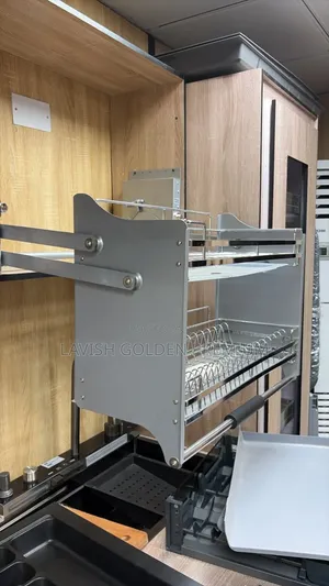 80cm Master Cabinet-Mounted 2-Tier Pull-Down Dish Rack