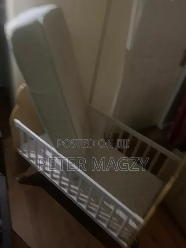 Baby Cot and Mattress - 1