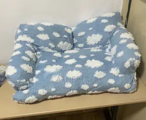 Short Fur Cloud Design Sofa Pet Bed 70cm
