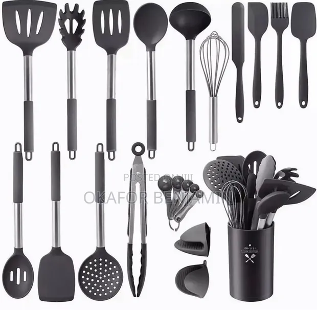 High Quality Stainless Steel & Silicone Kitchen Tools - 1