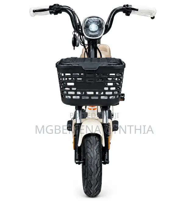 New JR2501 Electric Bicycle Beige - 1