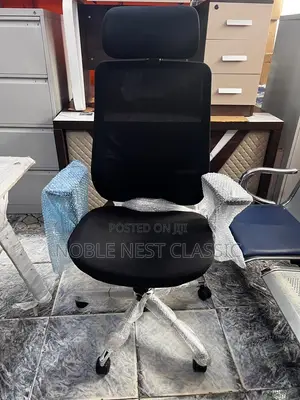 Boss Office Products Office Chair with Headrest - Black