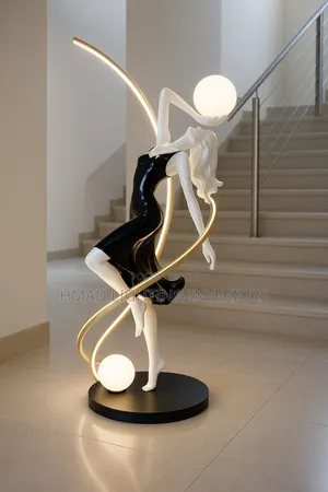 Luxury Sculptural LED Floor Lamp