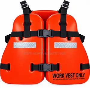 Heavy Duty Work Vest - Industrial Safety Floatation Vest