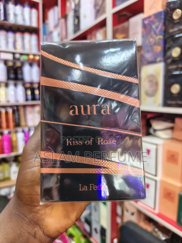 Aura Kiss of Rose Eau de Parfum by Khadlaj Perfumes - 100ml - 1