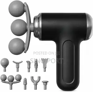 Portable Massage Gun with Multiple Attachments