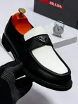 Premium Calvin Klein Men's Black & White Leather Loafers - Boxed - 2