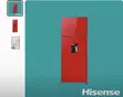 Hisense Refrigerator 205R - Brand New Red Top Freezer - 1