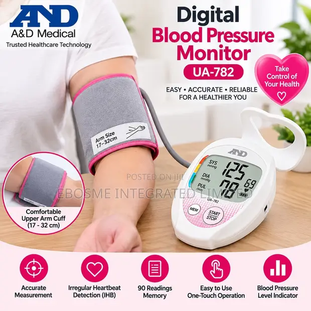 A&D Medical UA-782 Digital Blood Pressure Monitor - 1