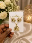 Mira Gold Elegant Glow Jewelry Set - 1