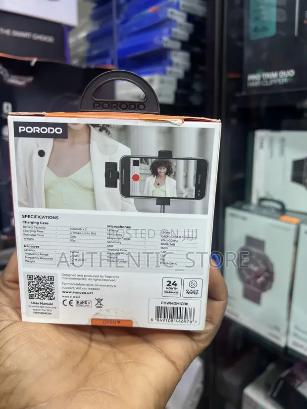 Porodo Lavalier Microphone - Brand New - 1