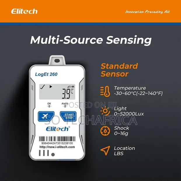 ELITECH Loget 260 Mai Ɗaukar Bayanan Zafin Jiki - 1