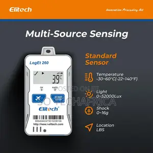 ELITECH Loget 260 Mai Ɗaukar Bayanan Zafin Jiki
