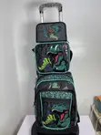 Dinosaur 3-Piece School Trolley Bag Set don Yara Maza - 1