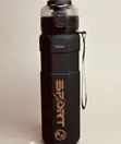 1000ml Black Sports Water Bottle - Leak-Proof Flip Lid - 2
