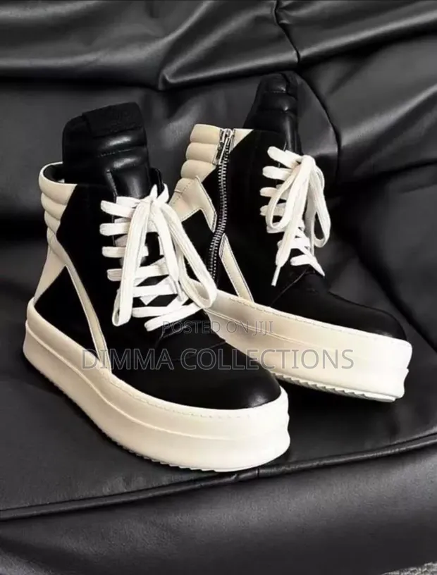 Rick Owens Mega Bumper Sneakers - Black - 1