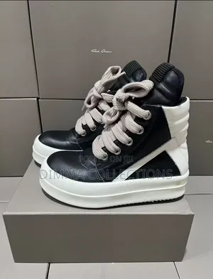 Rick Owens Mega Bumper Sneakers - Black