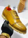 Timberland Men's Leather Brogue Oxford Boots - 2
