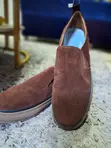Takalmi Na Maza Na Suede Launin Ruwan Rana - Girman 43 - 3