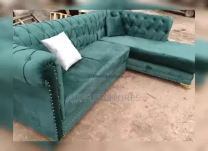 Home Interiors 7-Seater L-Shape Sofa Set