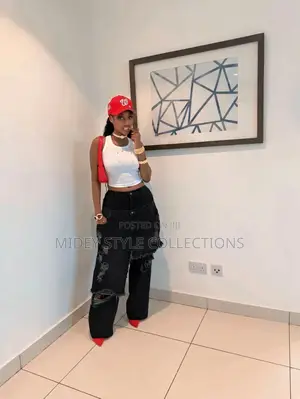 Zara Tufafin Denim Biyu - Baki