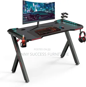 Gaming Desk with RGB Light