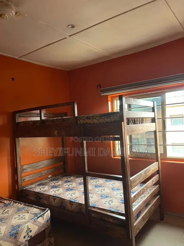 3.5 x 6ft Wooden Bunk Bed Frame - Brand New - 1