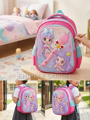 Sabon Babban Pink Bagin Makaranta