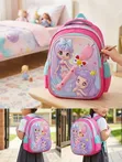 Sabon Babban Pink Bagin Makaranta - 1