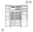 Hisense Side-by-Side Refrigerator REF 71WSRC - 3
