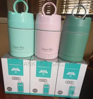 Clam Pot 800ml Stainless Steel Food Flask - Insulated Burning Cup