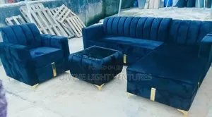 Sofa Mai Girman L da Kujera Daya Mai Inganci Sabo