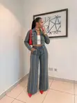 Zara Denim Jaket da Jeans - Tsakiya Blue - 1