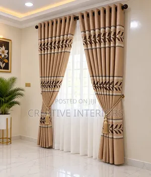 Unique Pattern Curtains - Brand New