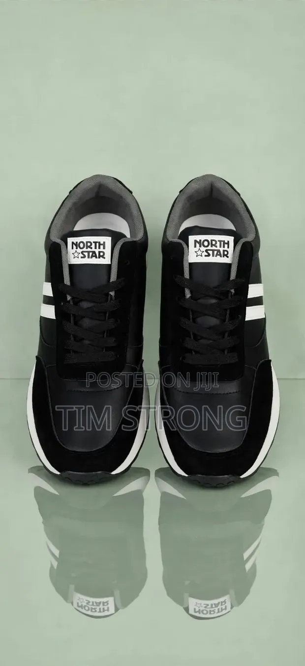 North Star Sneakers - Black/White - Premium Quality - 1
