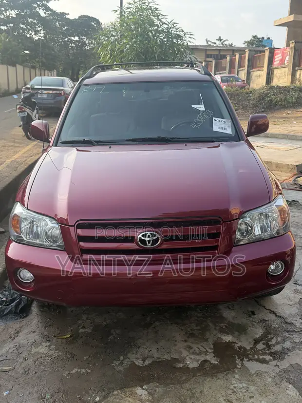 Toyota Highlander V6 2006 Burgundy - 1
