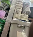 Plastic Swing-Top Waste Bins - 1