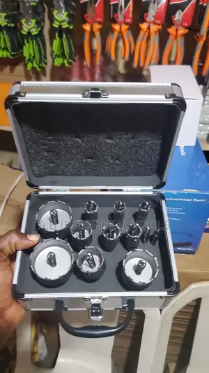 10-Piece TCT Holesaw Kit for Stainless Steel