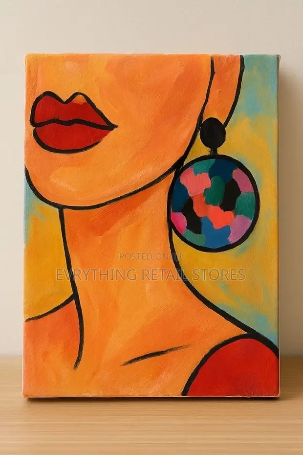Original Hand-Painted Oil Art for Sale in Lagos - 1