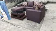 Sofa Mai Launi Brown Da Kujerar Tsakiya Sabo - 2