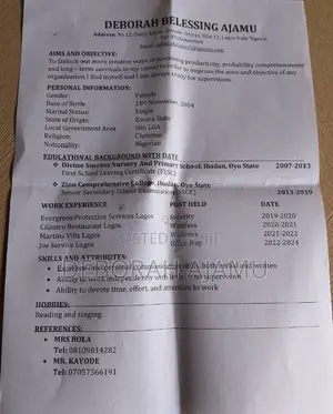 CV Na Wanke Gida da Tsabta - Mai Aikin Da Ke Da Hankali