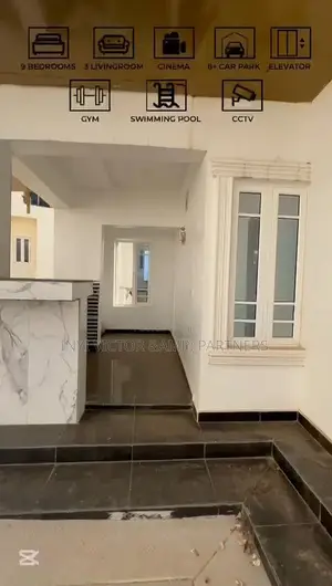 Gidan Sarauta Mai Dakuna 9 da Aka Zuba Kayan Saka a Guzape, Abuja don Siyawa
