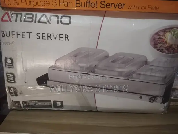 Ambiano Buffet Server - Bakin Karfe - 1