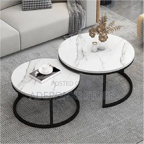 2pcs Faux Centre Table - Baki & Zinariya - 1