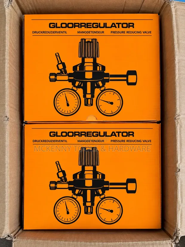 Gloorregulator Pressure Reducing Valve - Double Gauge - 1