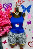 2-in-1 Nighties Set (Singlet & Shorts) - 2
