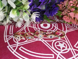 Blue Eyes Ring for Protection & Attraction