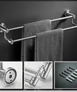 Stainless Steel Double Towel Hanger (80cm) - 2