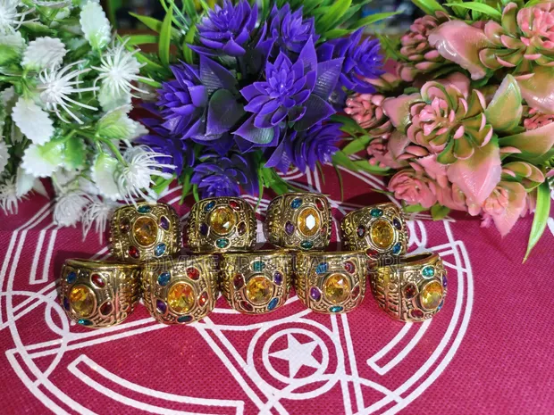 Wealth Ring - Gold Plated Stainless Steel - 1