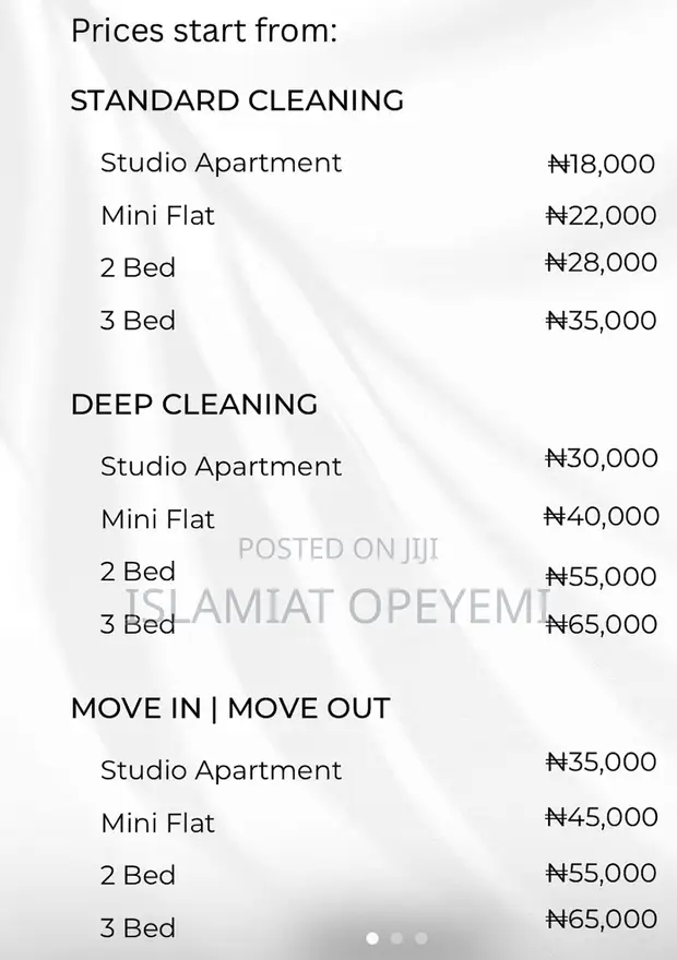 JOVA CLEANING SERVICES: Domestic, Office & Laundry - 1